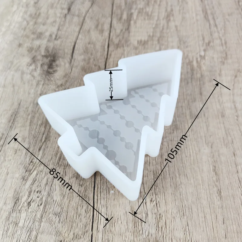 DIY クリスタルドロップ接着剤クリスマスツリー手骨アロマセラピー石膏キャンドルエポキシ樹脂シリコーン型