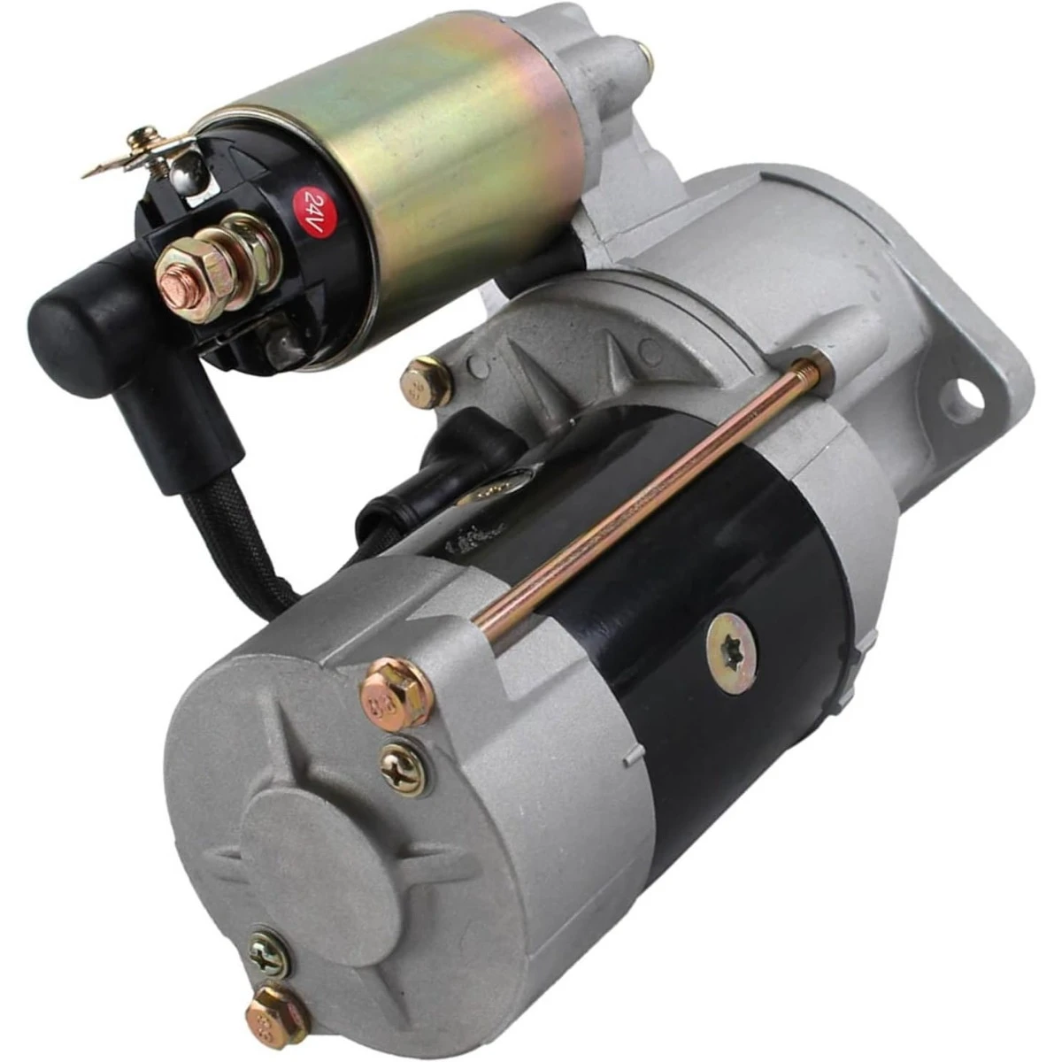 

1PCS Starter Motor 24V 34466-03101 M2T65271 M3T54072 Fits For Mitsubishi Engine S4E S4S Forklift FD-10 FD20 FD-25 FD-30 FD-35A