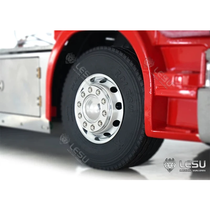 RC 1/14 LESU Metall-Radnabenlager für Tamiya Traktor-LKW für SCANIA MAN VOLVO BENZ Kipper-LKW DIY-Teile – Detail 4