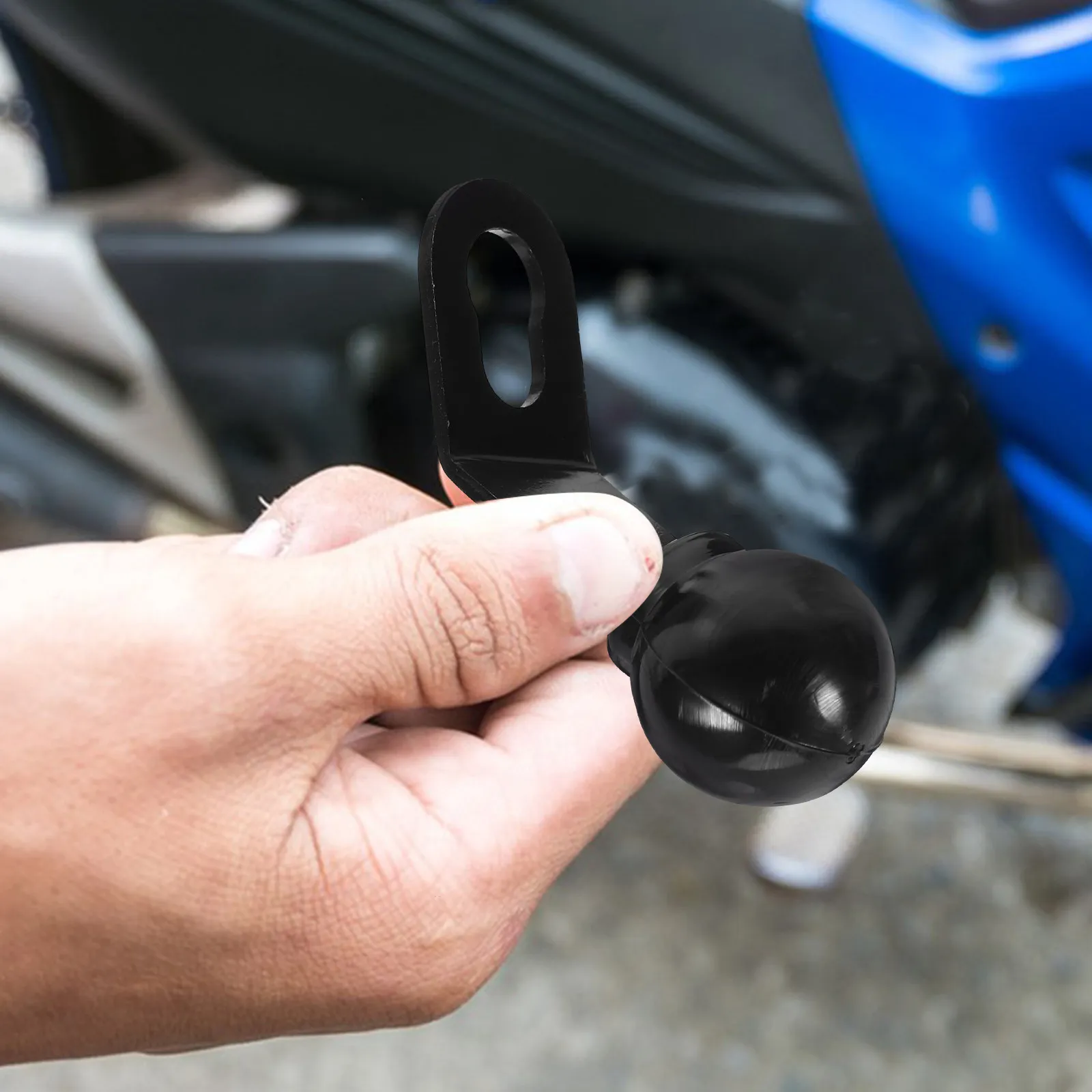 

Aluminum Alloy Ball Mount Base Sturdy Motorcycle Phone Holder Fork Stem Navigation Bracket Handlebar Ball Base Motorbike