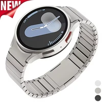 Correa de Metal de acero inoxidable para Samsung Galaxy Watch 7 6 5 4 40mm 44mm 6Classic 43/47mm sin huecos pulsera magnética 5Pro 45mm