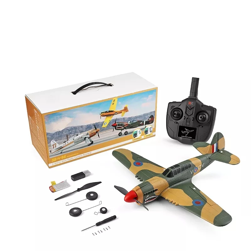 Avion Télécommandé 2,4 GHz – Modèle EPP Avec Gyroscope, LED, Décollage Sol Ou Main – Idéal Pour Débutants – Charge USB