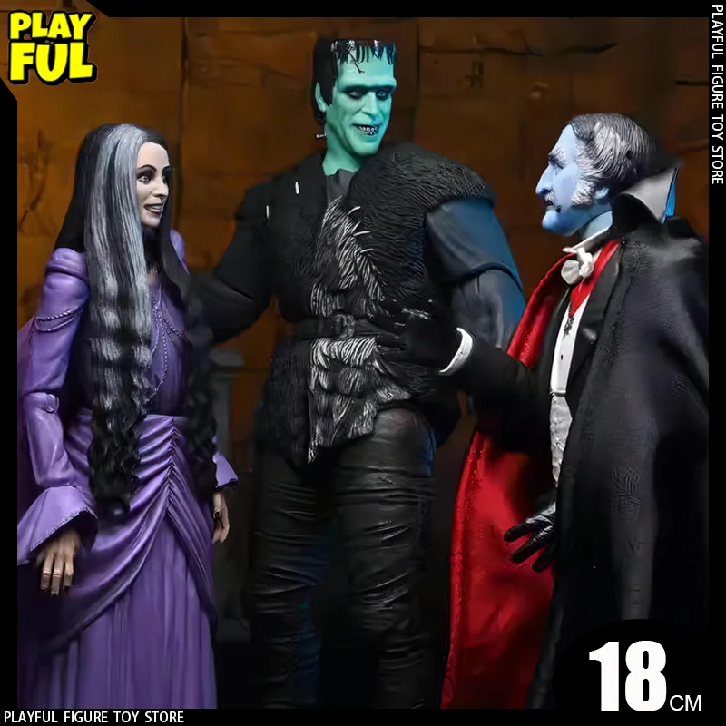 The Munsters Lily Munster Neca 56094 Action Figureals Model Garage Kit Periphery Toys Neca 56094 Anime Action Figure Kids Gifts