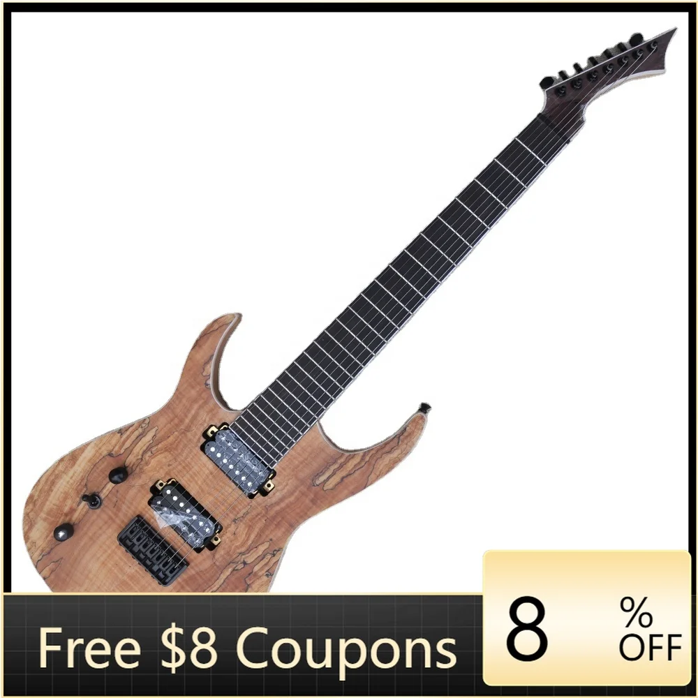 STLFFlyoung электрогитара для левой руки, 7-струнные струнные инструменты, корпус из ясеня STLFFlyoung электрогитара для левой руки, 7-струнные струнные инструменты, корпус из ясеня