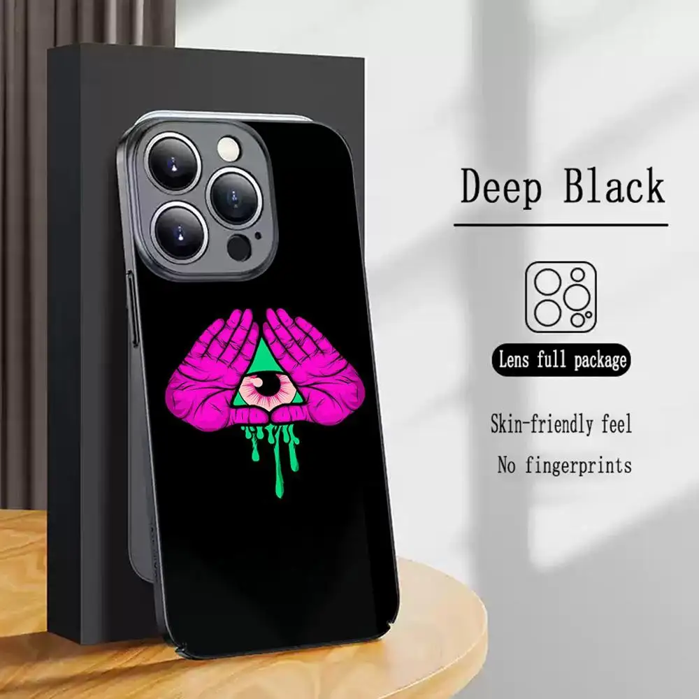 Eye of Horus cool design ins Phone Case For iPhone 16 15 14 13 12 11 X XR XS 8 Plus Mini Pro Max Soft black Shockproof Cover