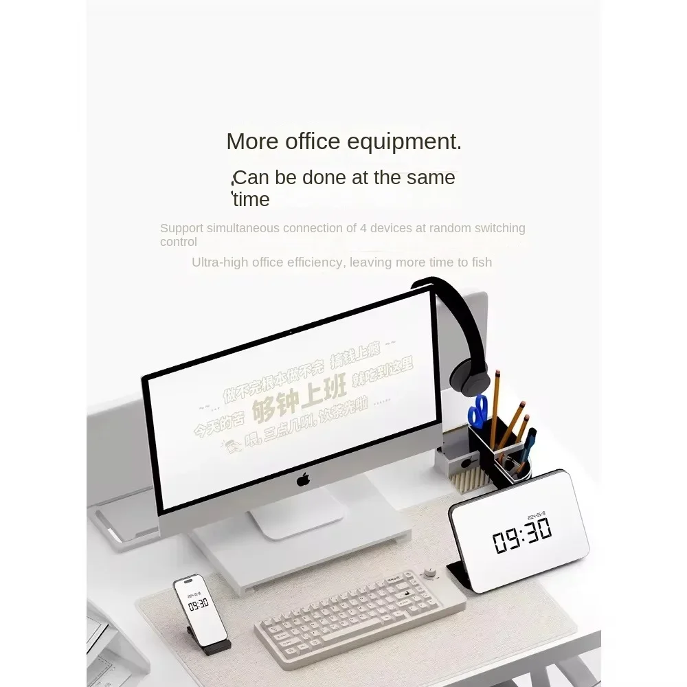 ATA-Kit de clavier mécanique sans fil Leic-mode M65, jeu Bluetooth 2.4G, joint 65% 67 prédire, Type-C RVB avec bouton pour filles, bureau