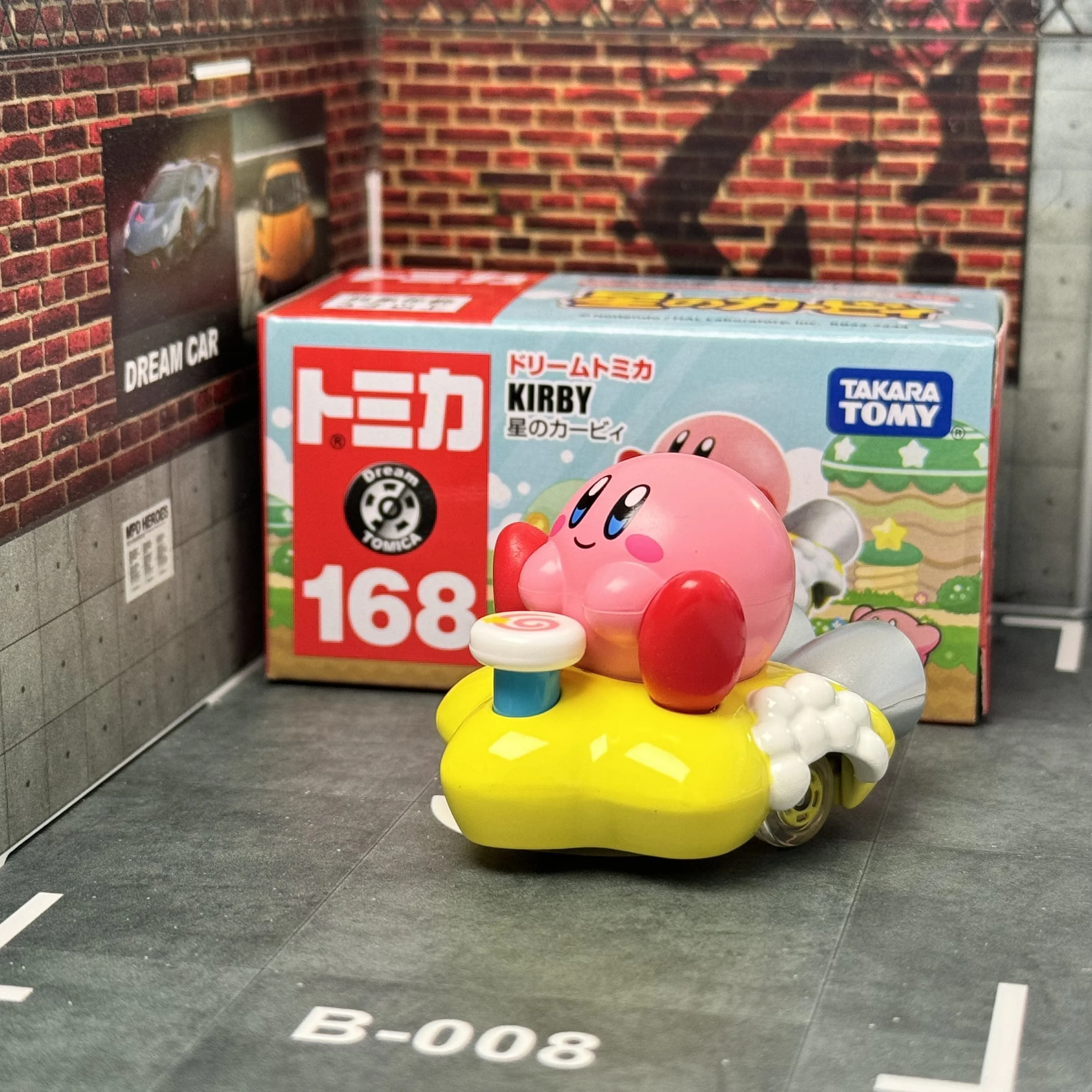 TAKARA TOMY Dream Tomica No.168 Kirby 4 Cm Actie Auto Legering Speelgoed Motorvoertuig Diecast Metaal Model Kinderen Kerstcadeau speelgoed voor Jongens