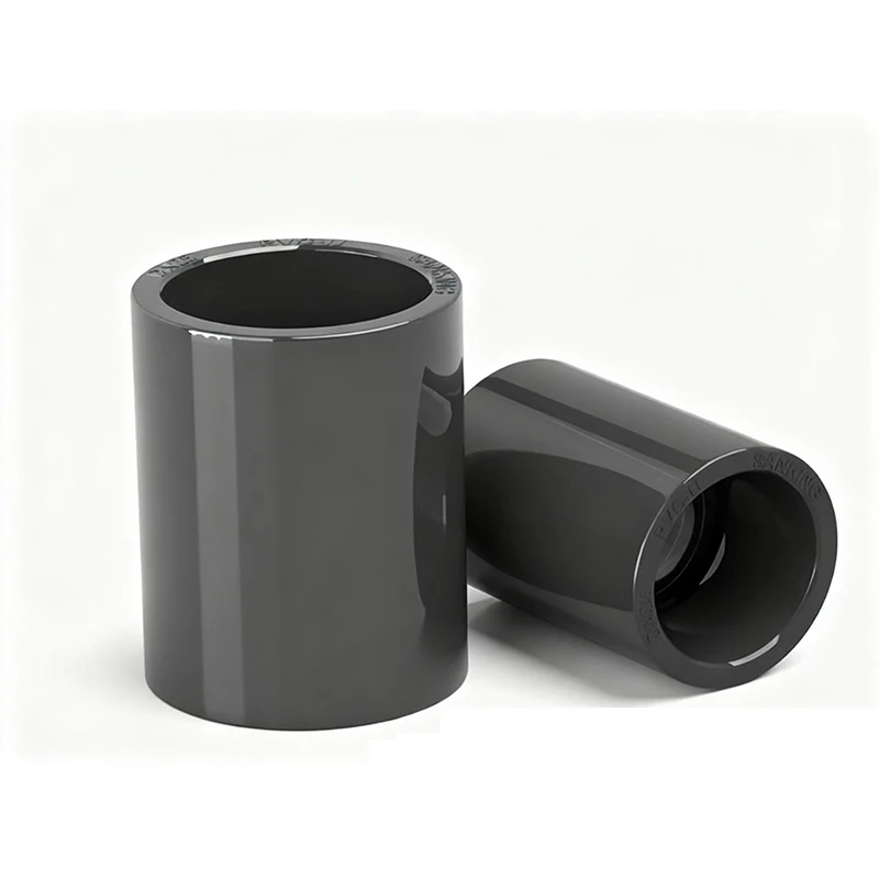 

Темно-серый ПВХ-труба, прямой соединитель, внутренний диаметр 20 ~ 110 мм, ирригационная система, гидропоника, посадочная рама, пластиковый адаптер для труб