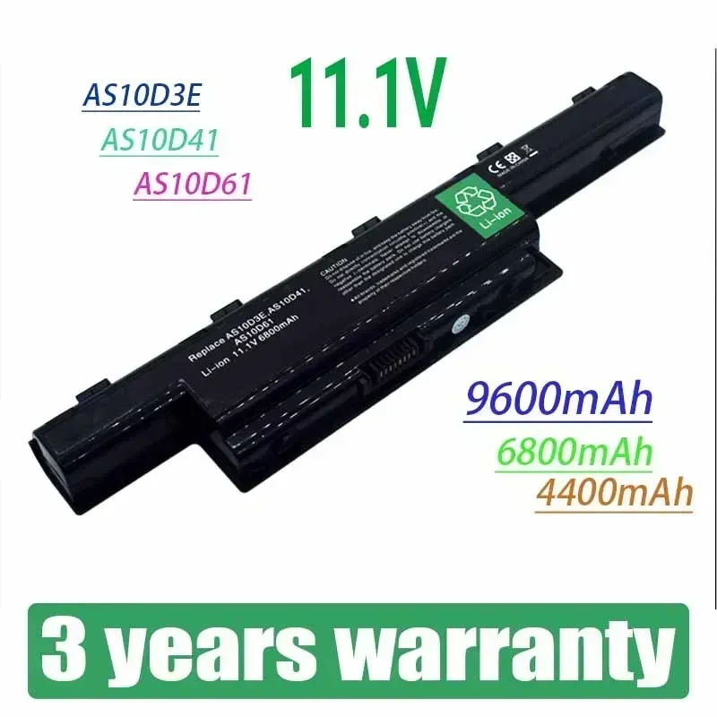 

New Laptop Battery for Acer Aspire V3 5741 5742 5750 5551G 5560G 5741G 5750G AS10D31 AS10D51 AS10D61 AS10D71 AS10D75 AS10D81