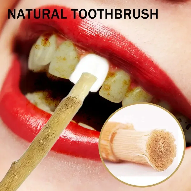 1Pcs Sewak Natural Miswak Toothbrush - Vacuum Sealed Natural Flavor Traditional Peelu Toothbrush Stick - for Healthy Gums, Teeth