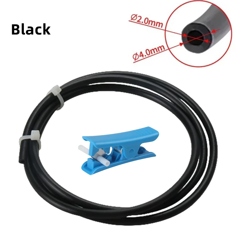 1/2/4M Bowden-Extruder PTFE-Schlauch für J-Head Hotend V5 V6 1,75mm Filament ID 2mm AD 4mm Teflonrohr für Ender 3 3D-Drucker-Teile
