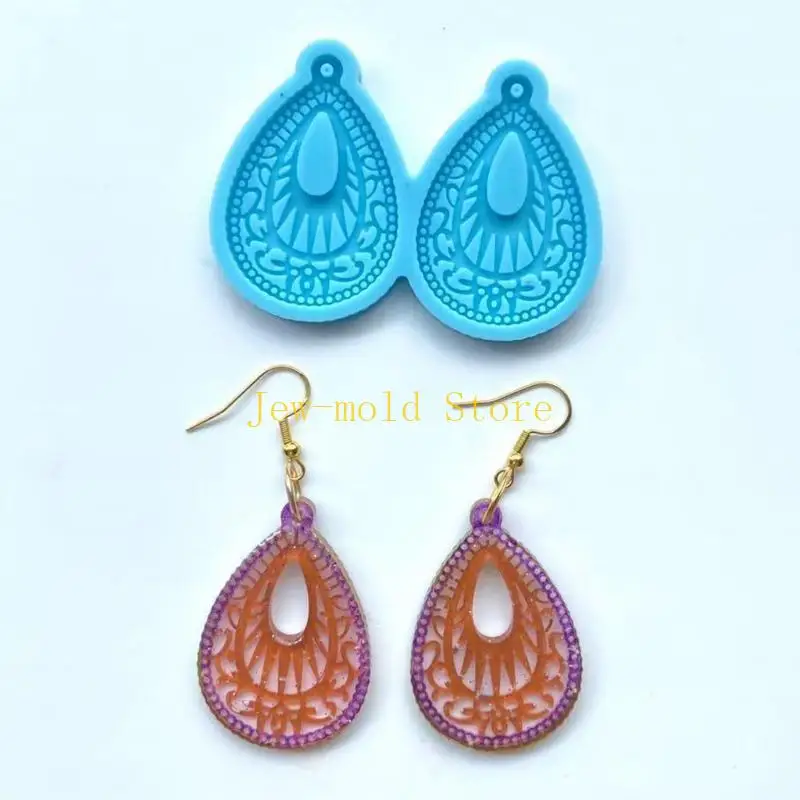 

C71B Resin Epoxy Silicone Earring Silicone Mold Casting Molds Jewelry Making