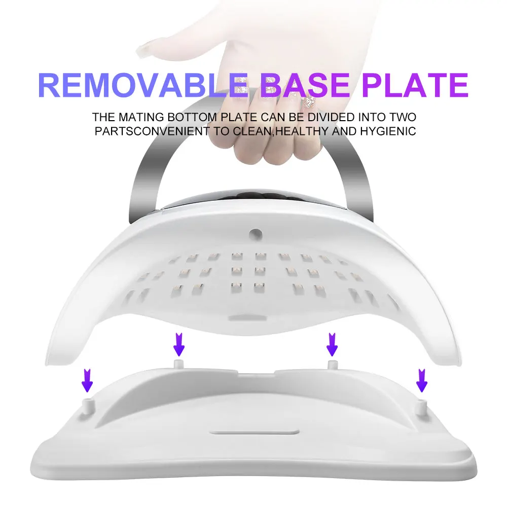 72 Uds UV/LED lámpara de Gel de curado rápido luz de fototerapia de uñas profesional para salón de manicura arte de Gel acrílico herramienta de secado rápido