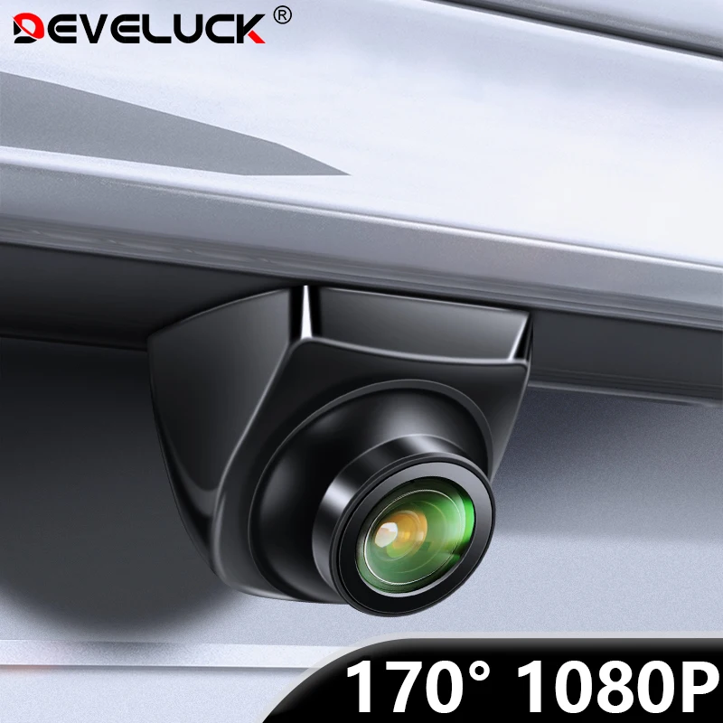 

Develuck 5-24V AHD 1920*1080P Car Rear View Camera 170° Fisheye Golden Lens Full HD Night Vision Vehicle Reversing Front Cameras