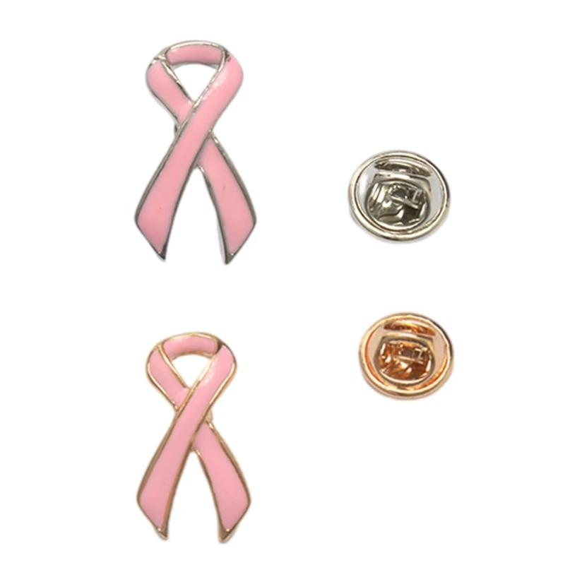 Pink Ribbon Fan-Reversnadel, trendiges Accessoire für Männer und Frauen für wohltätige, öffentliche und gesellschaftliche