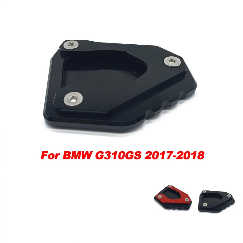 

2017-2018 For BMW G310GS Motorcycle Kickstand Extension Plate Foot Side Stand Enlarge Pad Black Red