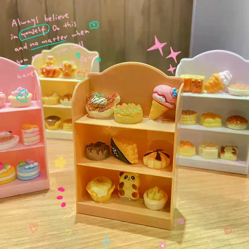 1:12 Dollhouse Miniature Supermarket Shelf Display Stand Storage Rack Scene Decor Toy Doll House Accessories