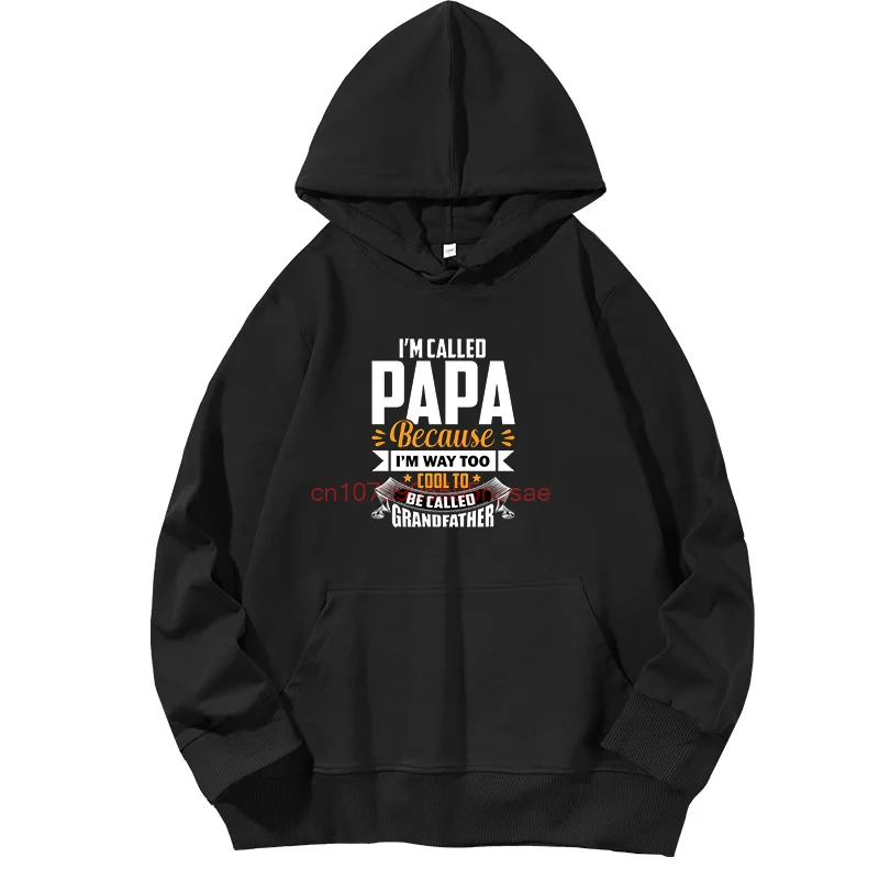 Etre Papa Est Un Honneur Fashion Hooded Sweatshirt Spring Autumn Essentials Hoodie Pullovers New In Sweatshirts Man Sweatshirts