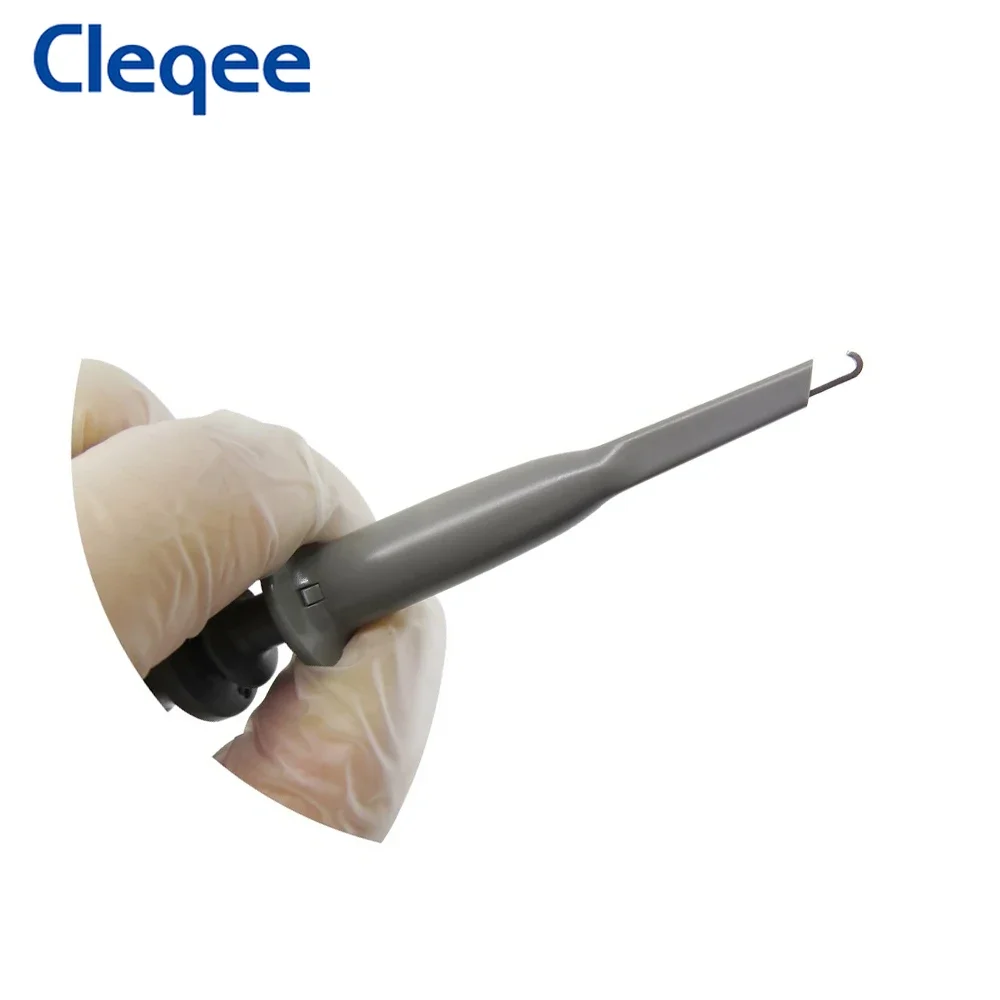 Cleqee P6100B 100MHz Oscilloscope Probes X1/X10 + P1007B Test Hooks Leads Mini Grabber to BNC Coaxial Cable Insulated Probe 10:1