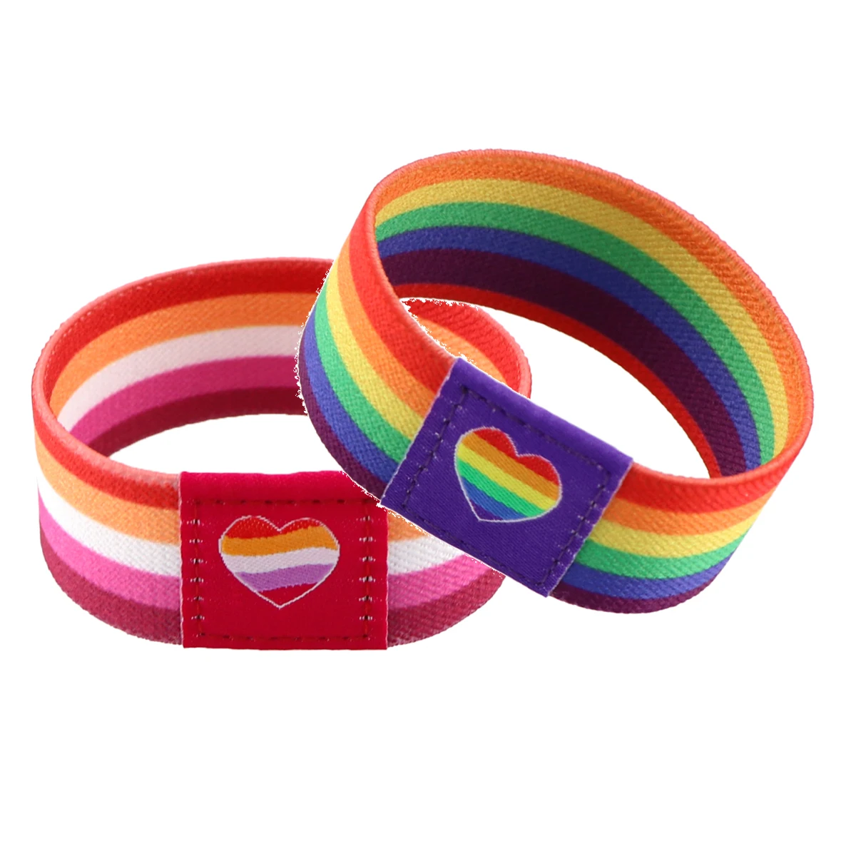 Arcobaleno Gay coppia braccialetto Anime Sport cinturino da polso elastico braccialetti del fumetto per le donne uomini moda braccialetti gioielli