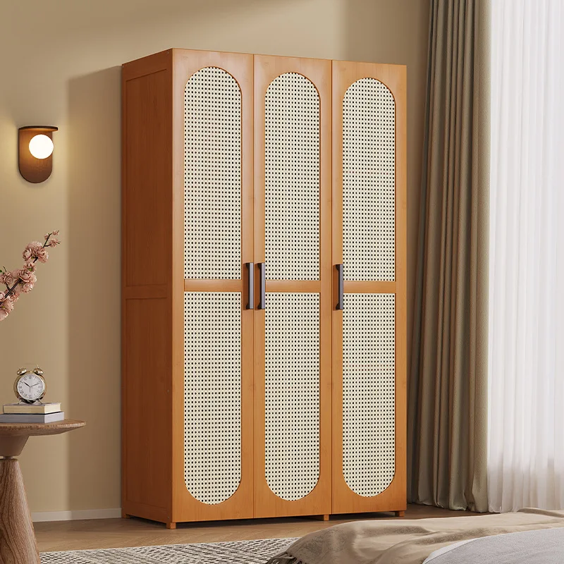 Breathable door bedroom wardrobe dormitory simple dust wardrobe hanging hanger assembly coat rack 2025 popular rental room