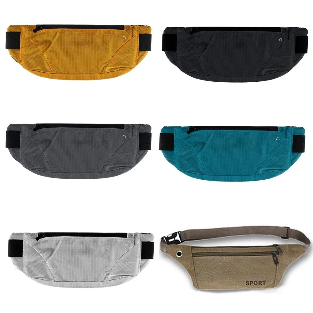 

Colorful Waist bag Waterproof Waist Bum Bag Running Jogging Belt Pouch Zip Pack Sport Runner crossbody bags for women