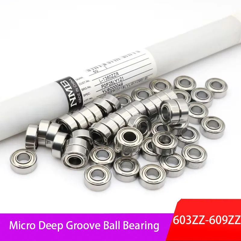 

5-80PCS Micro Deep Groove Ball Bearing 603ZZ 604ZZ 605ZZ 606ZZ 607ZZ 608ZZ 609ZZ