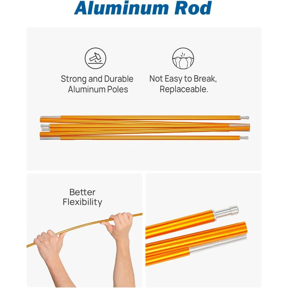 خيمة التخييم SUV مع ذبابة المطر، وخيمة سيارة ذات باب مزدوج تتميز بأعمدة الألومنيوم ومأوى الباب الخلفي SUV المقاوم للماء