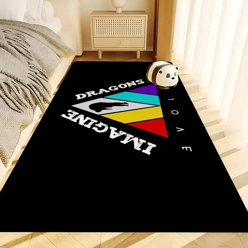 Imagine Dragon Band Room Mats Cheaper Anti-slip Modern Living Room Balcony Printed Welcome Rug