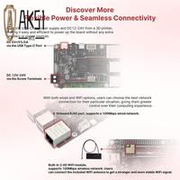 AK51-BIGTREETECH SKR Mini E3 V3.0 32 Bit Control Board With TMC2209 + BTT PI V1.2 Control Board Upgrade Running Klipper For Ende