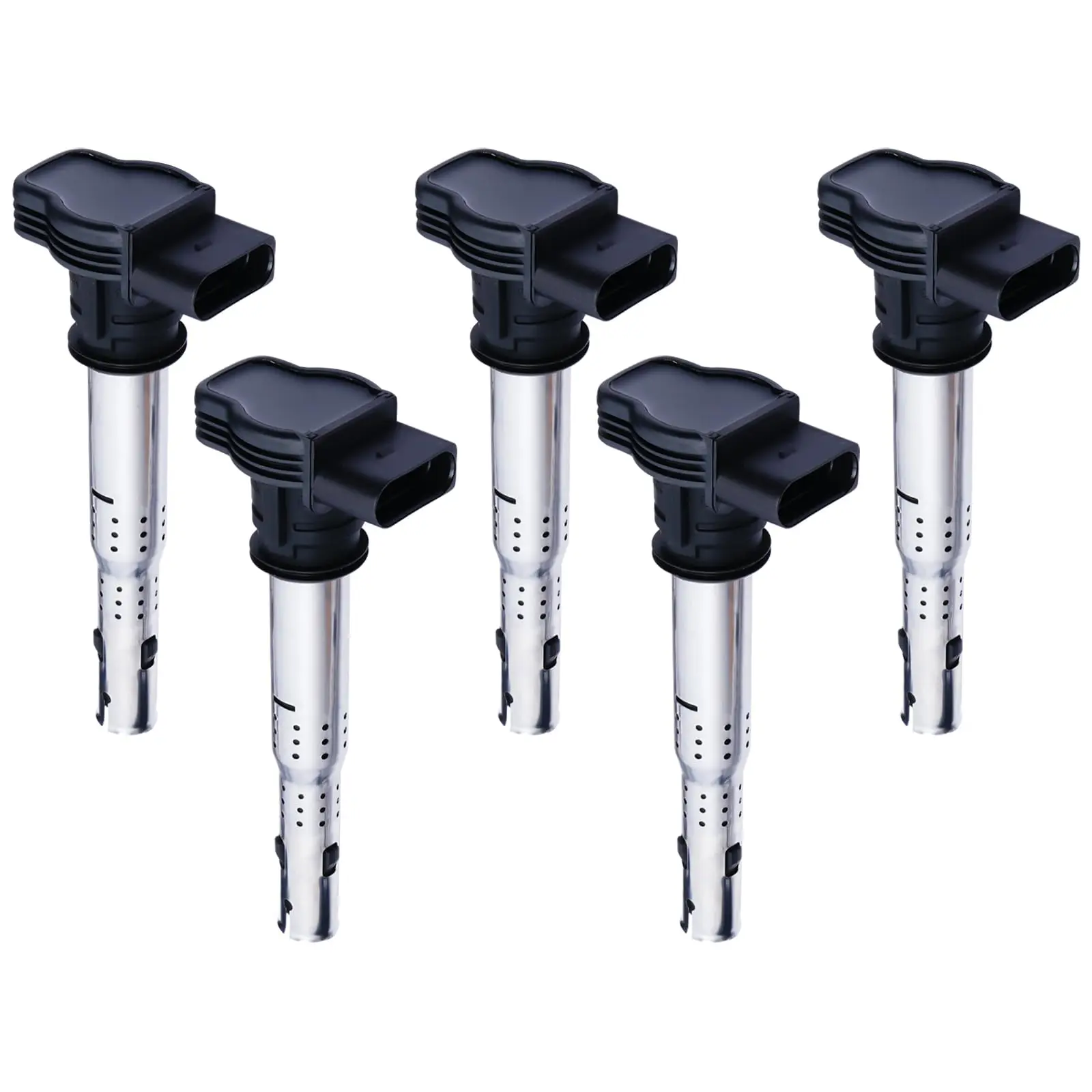 

5 Pack Ignition Coil Assemblies For Volkswagen Beetle Golf Jetta Passat 2.5L 2005-2019 OE Replacement 07K905715 06F905115E