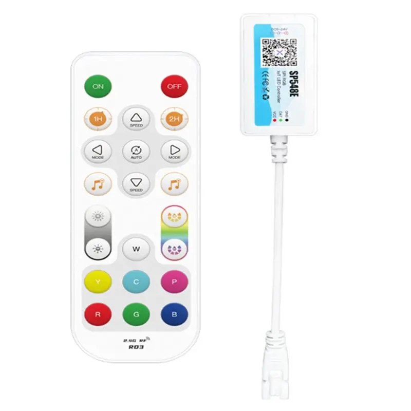 

Музыкальный LED-контроллер B03B-SP548E для адресных пиксельных RGB-лент WS2812b и WS2811