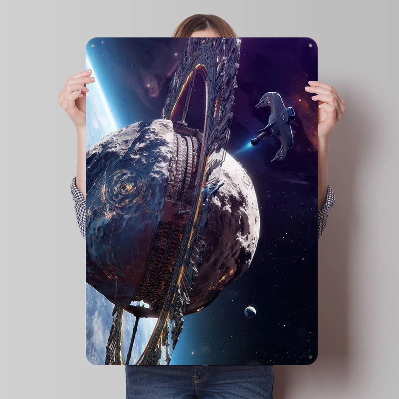 Fissure 2 Printed Poster Customizable Wall Art Retro Vintage Metal Tin Signs for Home Room Bedroom Decoration Gaming House Decor