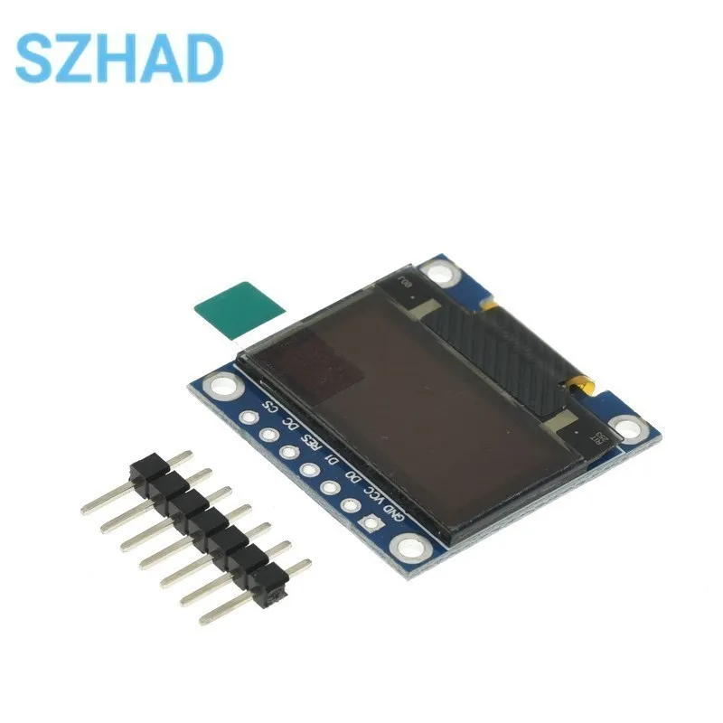 0.96 Inch IIC SPI Serial 7Pin White/Blue/Yellow Blue/Yellow OLED Display Module SSD1306 12864 LCD Screen Board  for Arduino