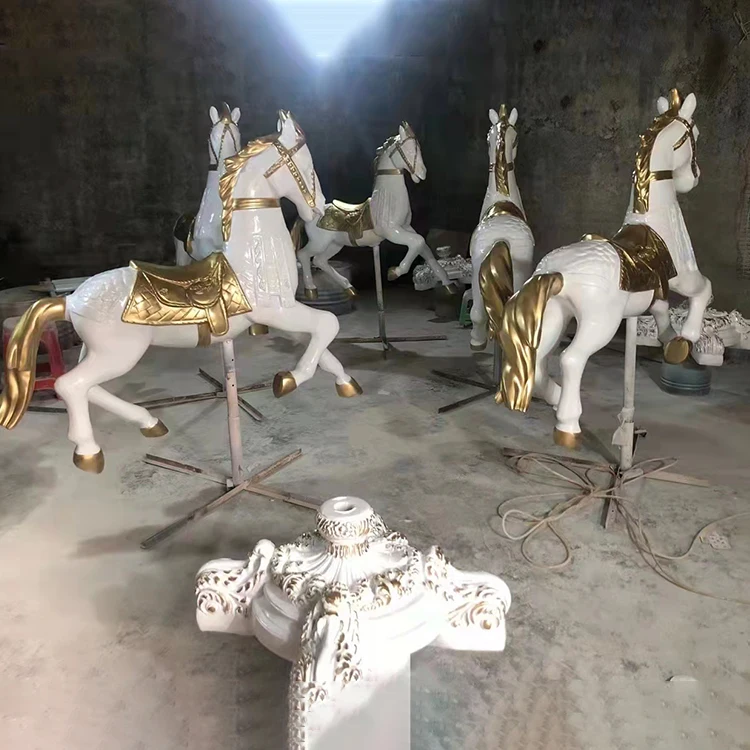 목재 회전목마 말/대형 회전목마 말/지원 맞춤형 회전목마 놀이공원 타기