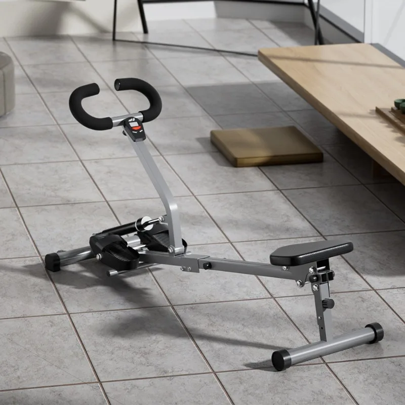 

Adjustable Resistance Hydraulic Foldable Rower Machine Rowing Machines Stable Structure Durable For Home Gym Daily Training