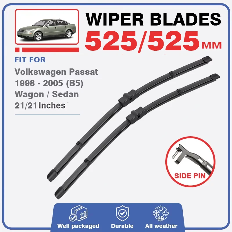 Front Rear Wiper Blades for VW Volkswagen Passat B5 5 1998 - 2005 Sedan Variant Windshield Windscreen Window Car Accessories