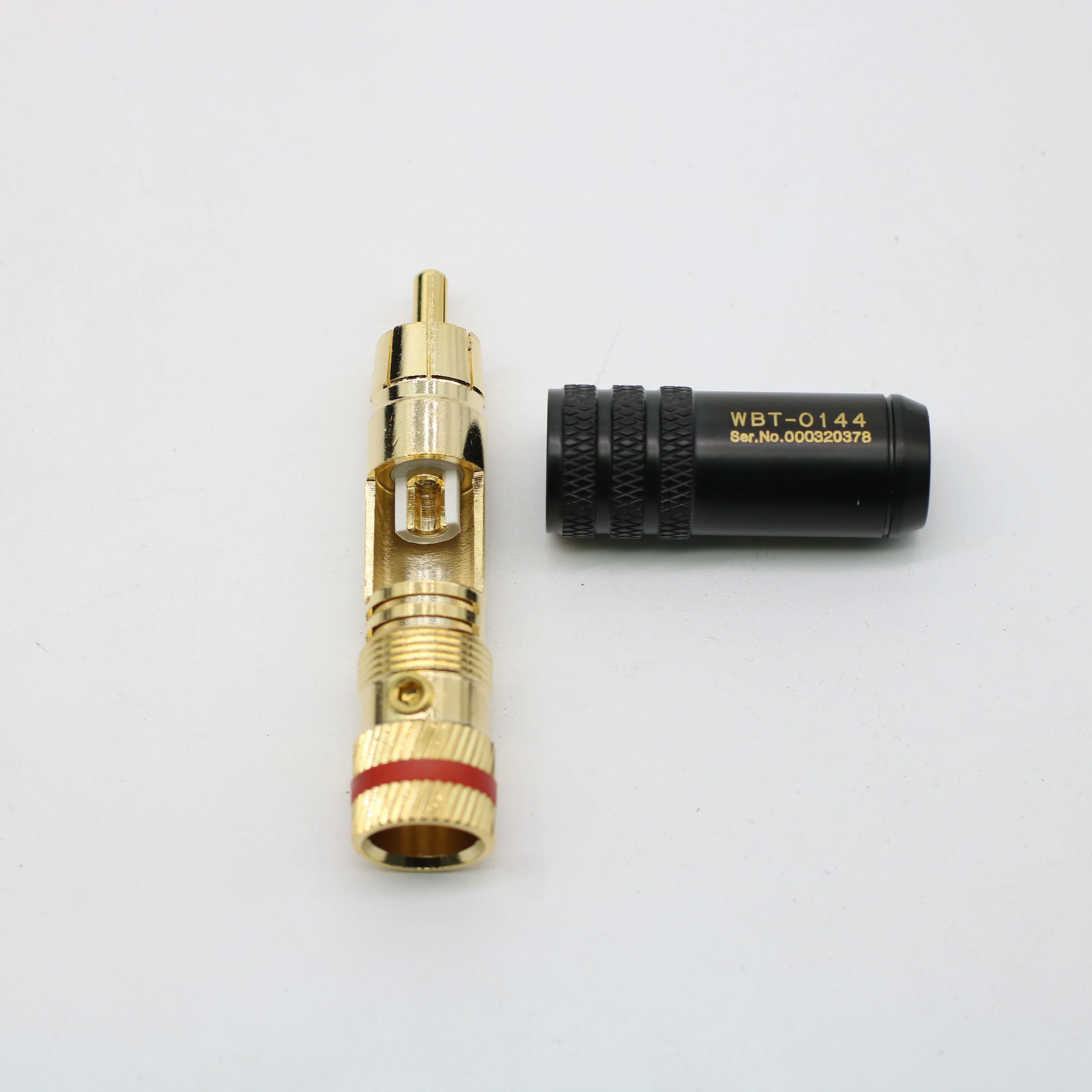 سلك إشارة ألماني مطلي بالذهب ، قابس لوتس RCA ، صوت الحمى ، مكبر صوت ، 4 *