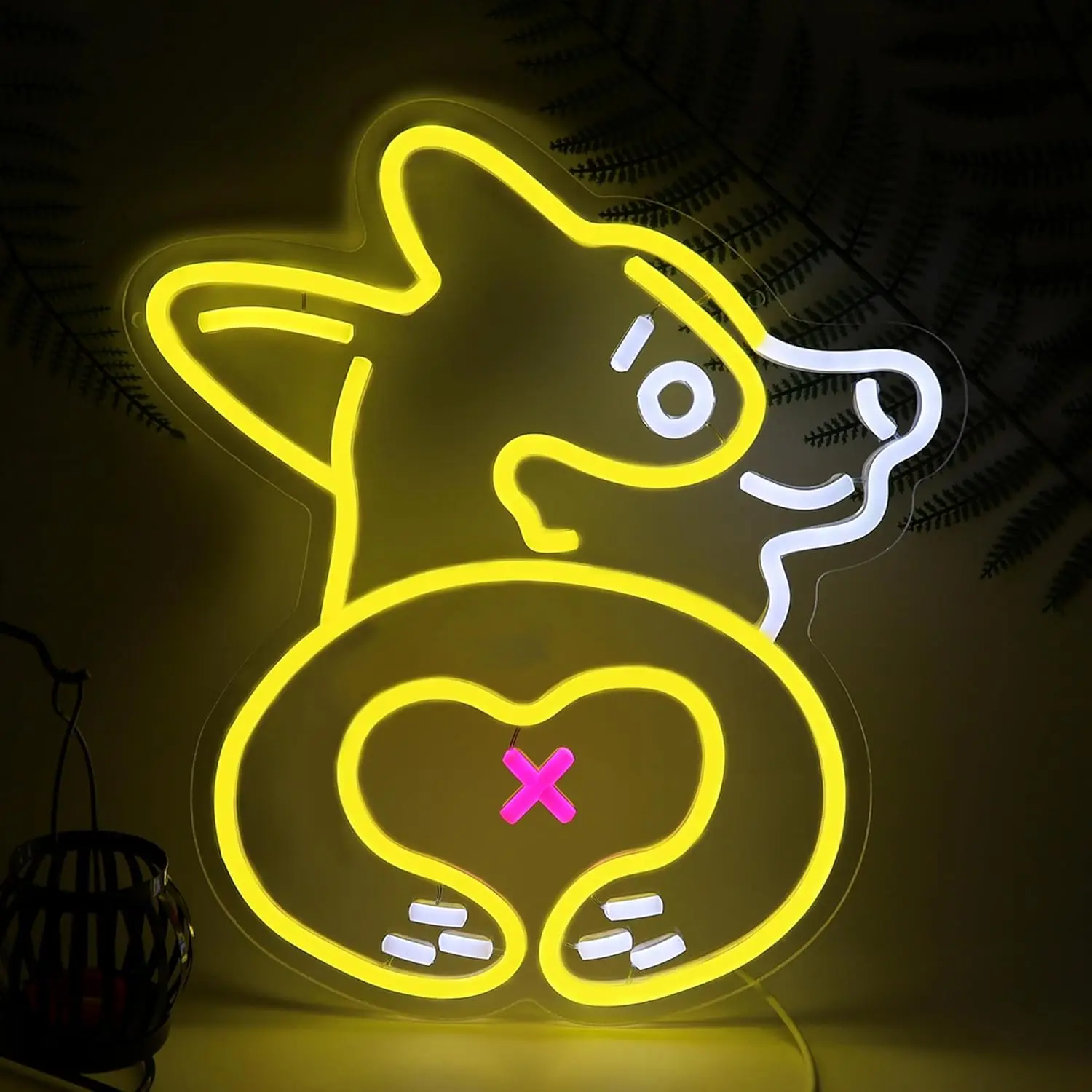 

Corgi Neon Sign Cute Puppy Dog Dimmable USB Powered LED Neon Light Sign Gift for Bar Game Room Man Cave Bedroom Garage Decor