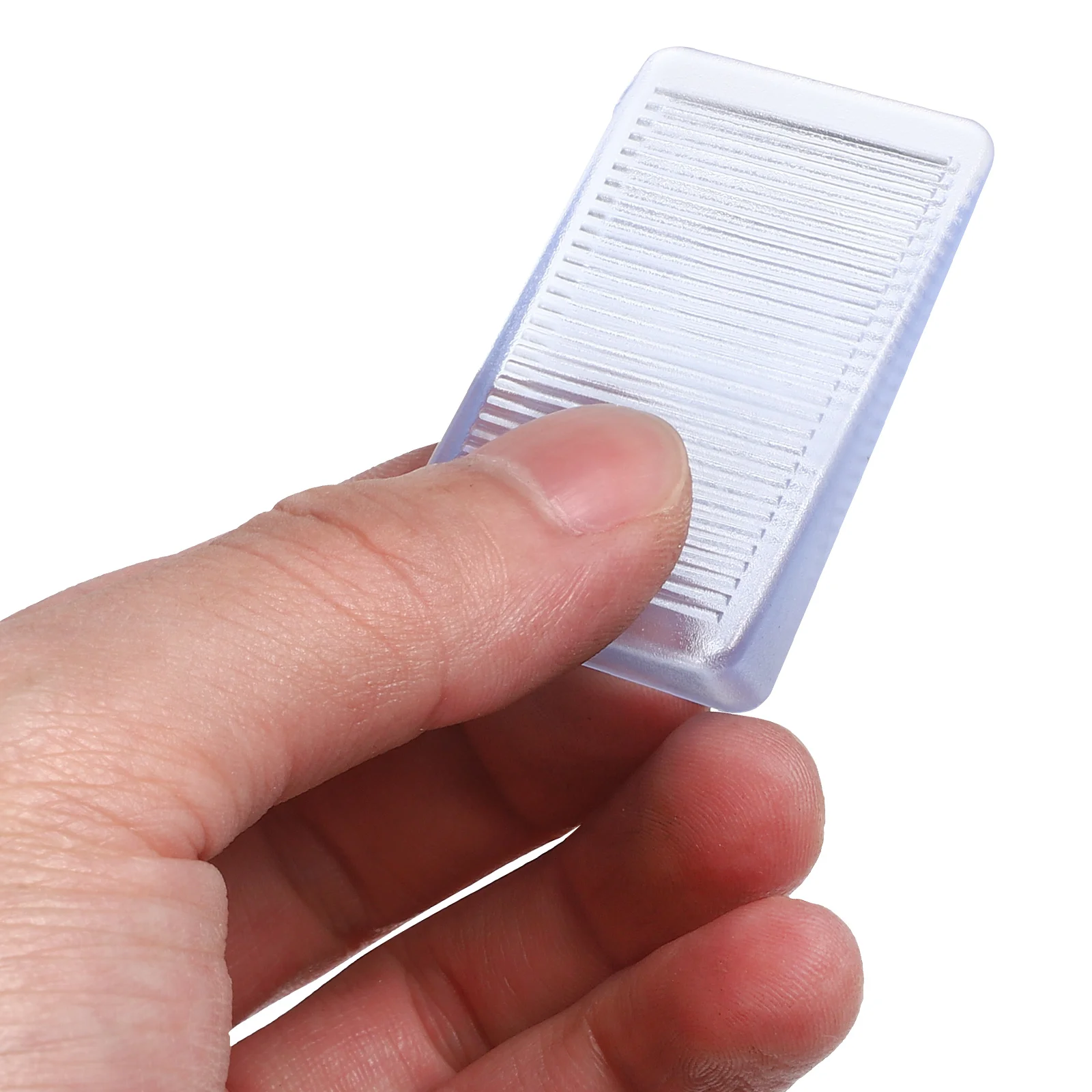 8 Pcs Furniture Mat Leveling Shims Door Wedge Table Adjustable 5X3X05CM Safety Stopper Multi-function Wear-resistant White