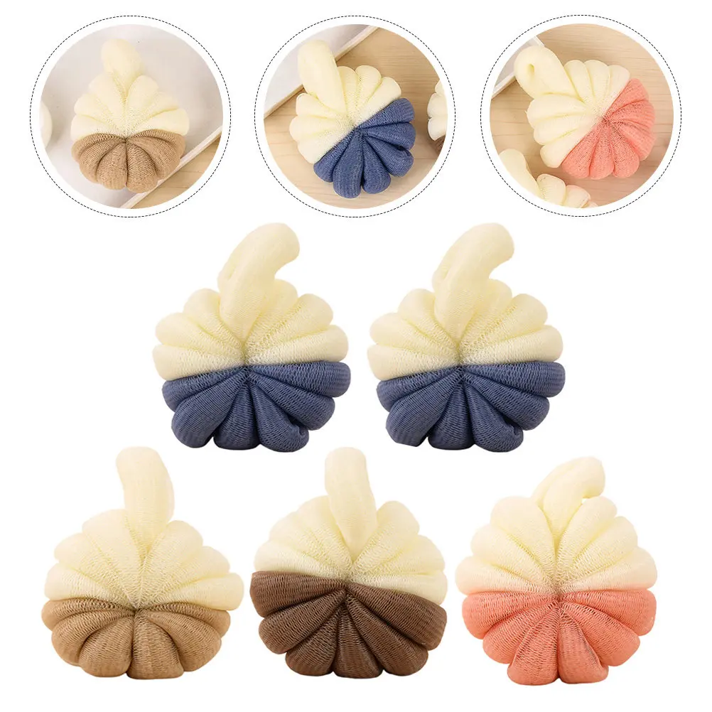 

5Pcs Bath Ball Creative Foaming Shower Scrubbing Tool for Dead Skin Removal Adults Kids Bathing Supplies