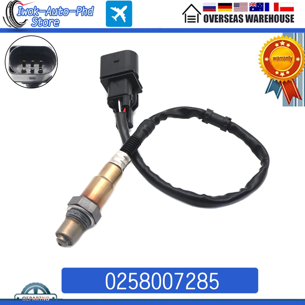 

0258007285 воздушный топливный O2 кислородный датчик Lambda для Volkswagen GOLF Passat POLO AUDI A3 A8 1,6/3,0/3,2/258 л 0 285 007