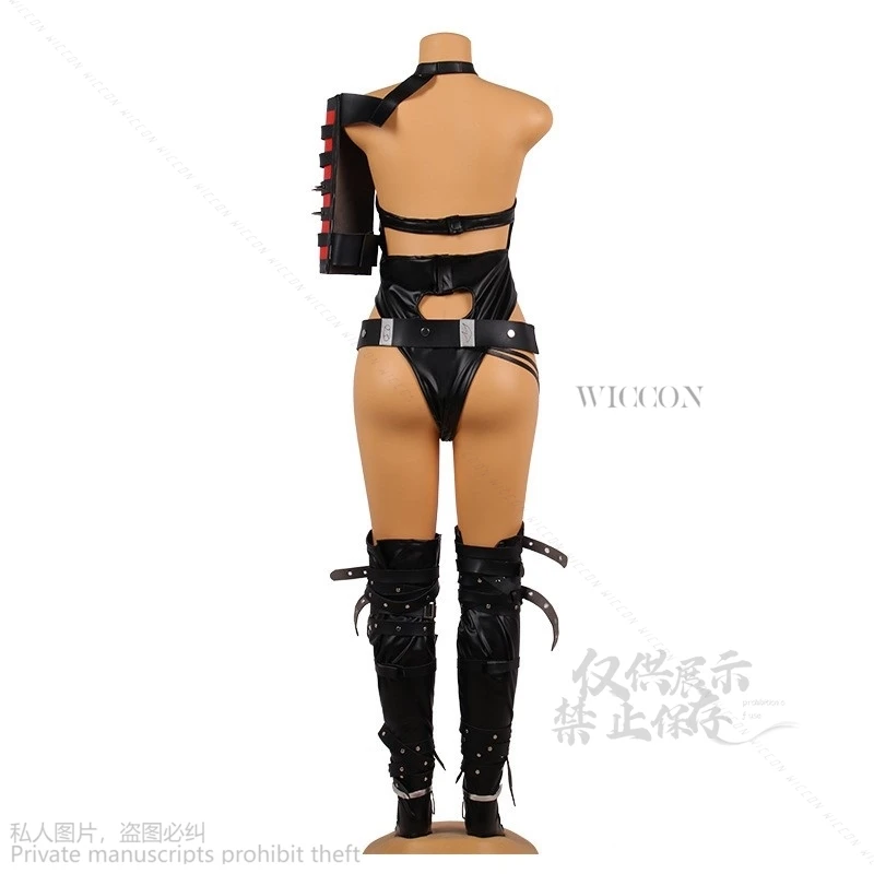 Anime Game Dead Or Alive Cosplay Rachel  DOA Costume Halloween Cos Man Woman Full Set Sexy Wear Jumpsuit Cos Roleplay Shoes Prop