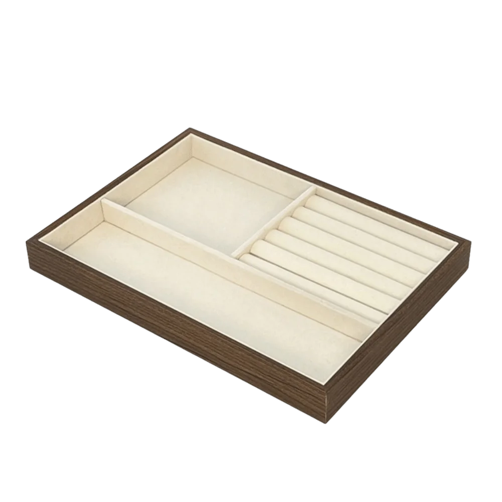 

Stackable Walnut Wood Jewelry Box Retro Bracelet Display Jewelry Holder Necklace Multifunctional Jewelry Organizer Boutique