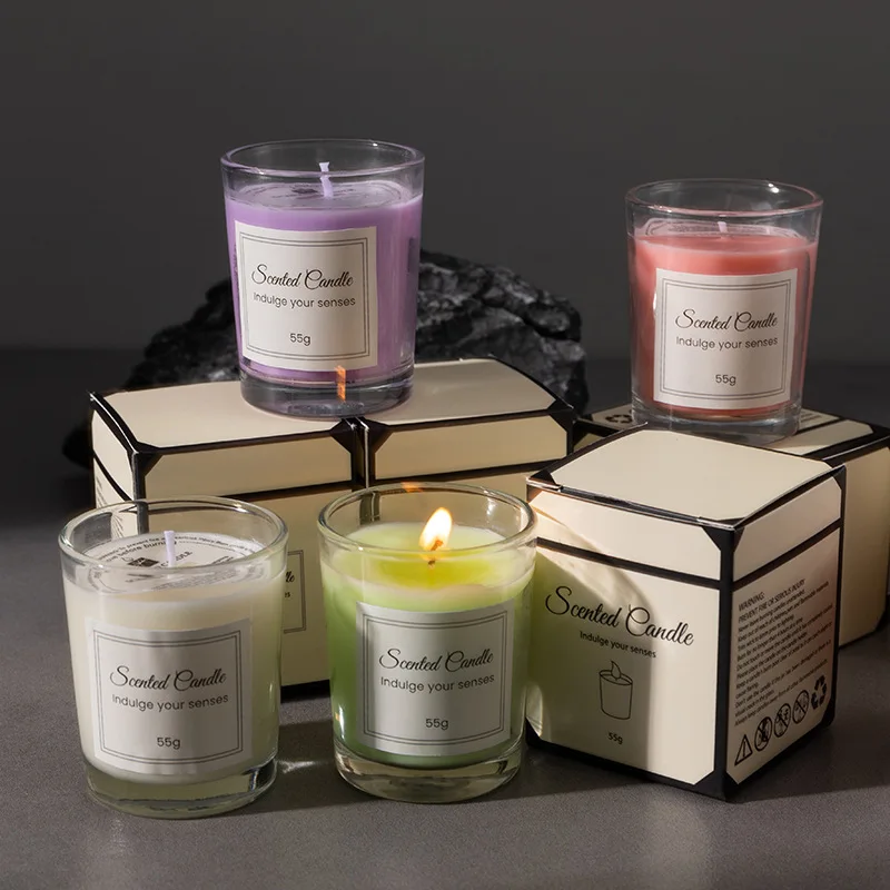 Scented Aromatherapy Candles Smokeless Candle Lemon Rose Lavender Candles Birthday Valentine Anniversary Christmas Gifts Craft