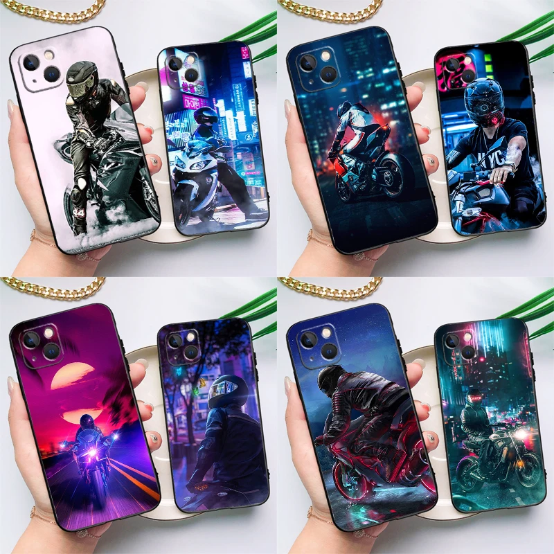 

Неоновый мотоциклетный байкерский чехол для OnePlus Nord CE 5 2 3 4 Lite N20 N30 OnePlus 15 13 12 11 9 10 Pro 10T 13T 13R Cover