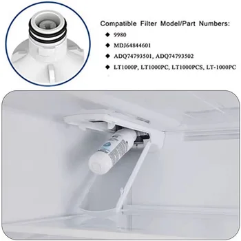 Lt1000P 정수기, 활성탄 역삼투 냉장고, 얼음 및 물 필터 교체, ADQ74793501,ADQ74793502 Best5 Lt1000P 정수기, 활성탄 역삼투 냉장고, 얼음 및 물 필터 교체, ADQ74793501,ADQ74793502 Best5