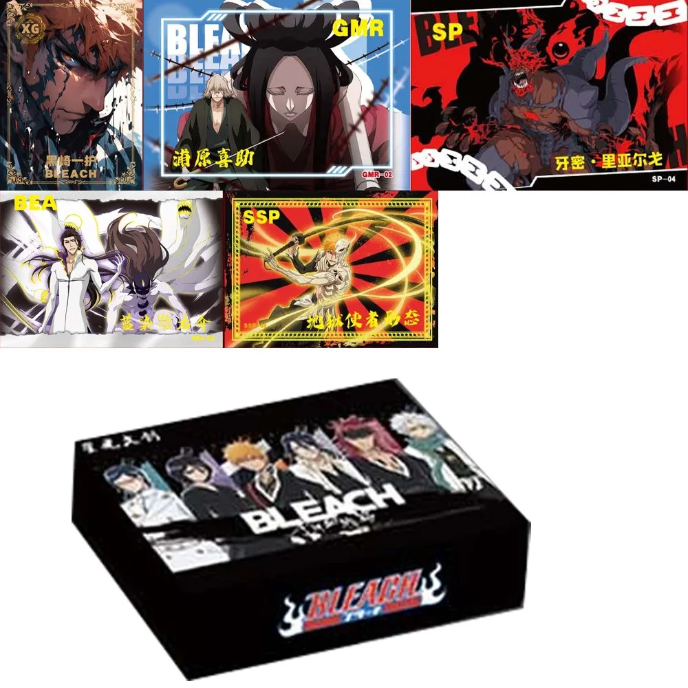 

New Bleach Collectible Cards Full Set Original Collection Anime Characters Anime Cartas Games Card Box Children Birthday Gift