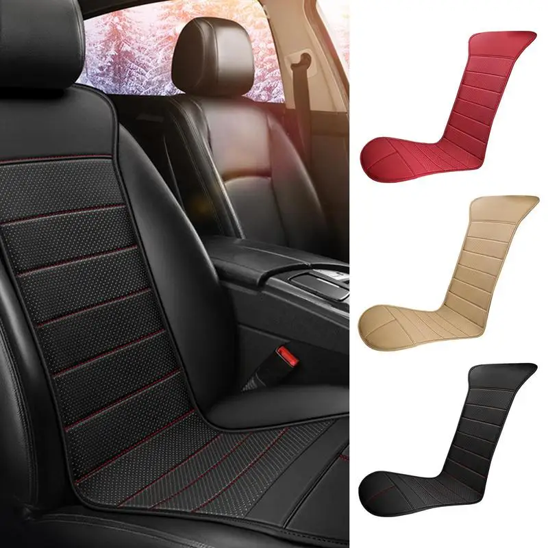 سيارة التدفئة وسادة مقعد الشتاء ساخنة غطاء مقعد السيارات مريحة وتنفس مقعد حصيرة سخان لسيارة صغيرة RV سيدان وسيارات الدفع الرباعي #2