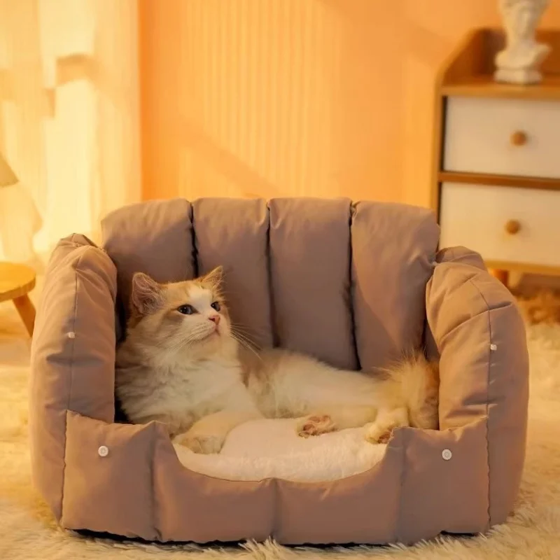 

Multifunction Cat Bed Mat 3 IN 1 Dog Sleeping Bed Sofa Warm Winter Puppy Kitten Nest Kennel Soft Pet Cushion For Dogs Cats